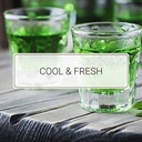 Monin - Green Mint Syrup, Bold Peppermint Coolness, Natural Flavors, Great for Smoothies, Sodas, Cocktails, and Teas, Non-GMO, Gluten-Free (1 Liter)
