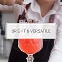 Monin - Grenadine Syrup, Delightfully Sweet, Cranberry-Raspberry Aroma, Natural Flavors, Great for Cocktails, Mocktails, & Smoothies, Non-GMO, Gluten-