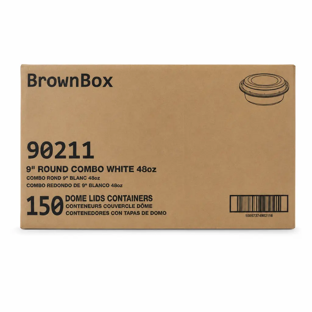BrownBox 90211 9-inch round combo carton.webp