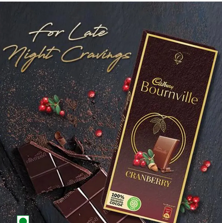 Bournville Cranberry Dark Chocolate Bars