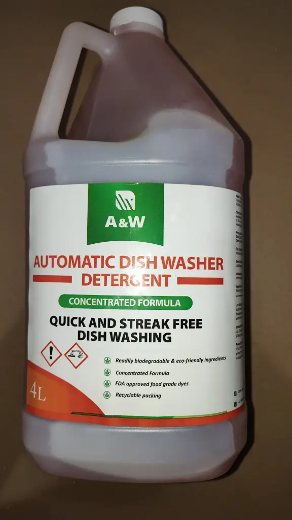 A&W Automatic Dish Washer Rinse Aid - Concentrated Formula (1 x 4L)
