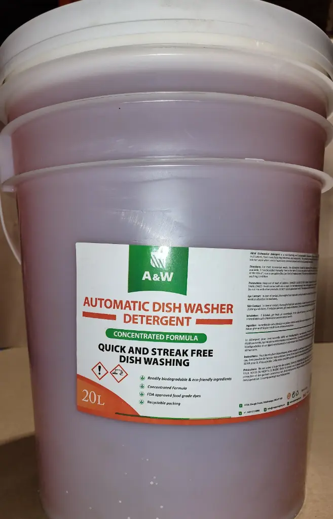 A&W Automatic Dishwasher Detergent (1 x 20L)