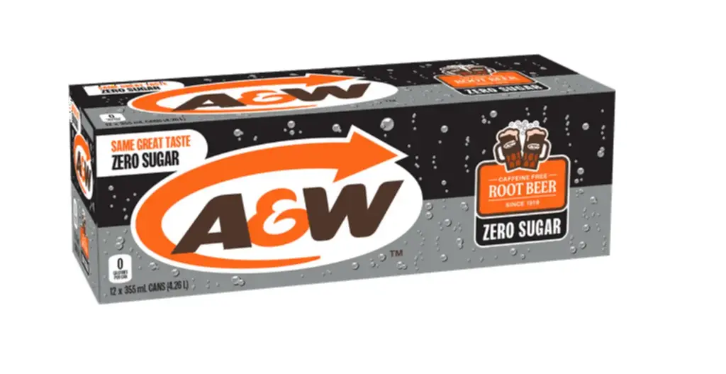 A&W Diet Root Beer (12 x 355ml)