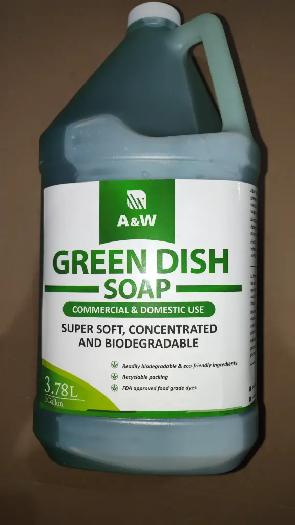 A&W Green Dish washing Soap - 1 x 3.78L
