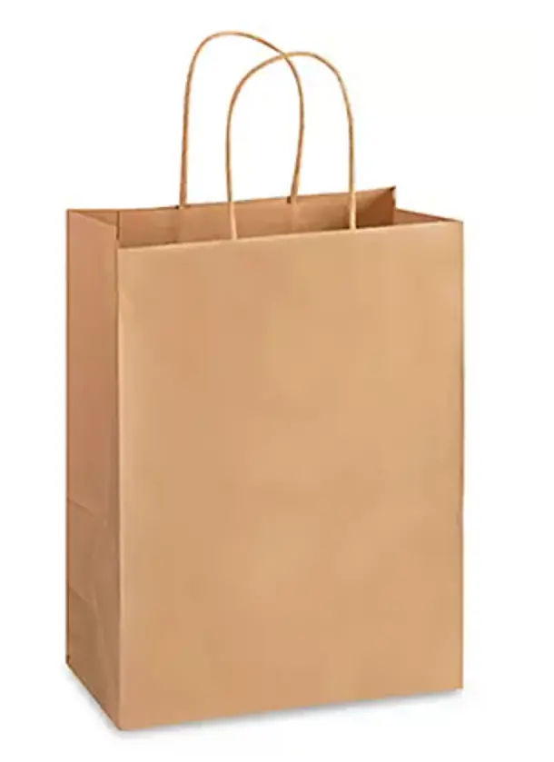 Arrow Kraft Bags with Handle  13 x 7 x 17 (1 x 200pc)