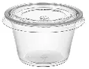 LIDA4 - Arrow 4oz - 74mm Portion Cup Lids (1 x 2500pc)