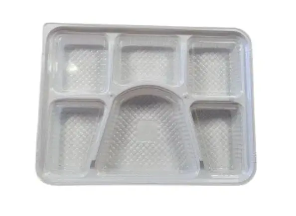 Arrow - 6 Compartment Takeout Thali Combo Pack - 100 pcs - Case