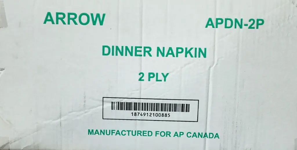 NAPD2 - Arrow Dinner Napkin 2-Ply