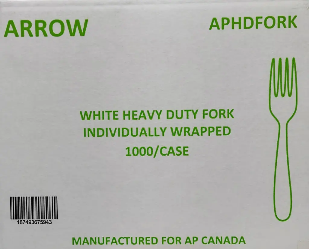 Arrow Heavy Duty Fork - Individually Wrapped (1 x 1000pc)