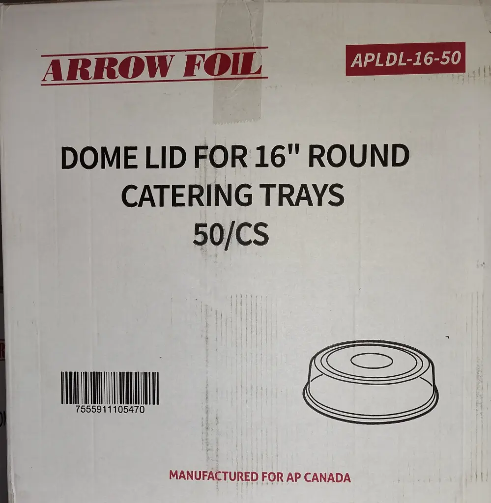 Arrow Foil Dome Lid for 16" Round Catering Tray (1 x 50pc)