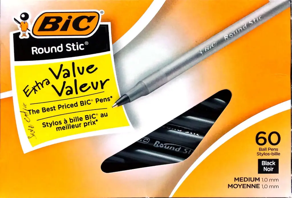 BIC Round Stic Ball Pen (1 x 60pc)
