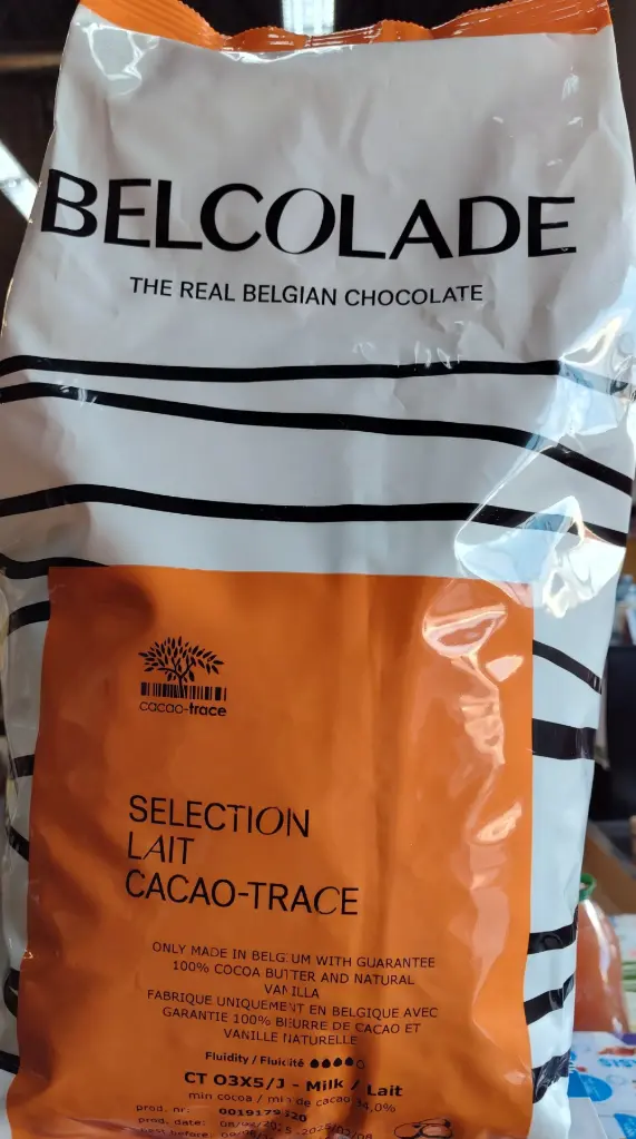 Belcolade  Belgian Milk Chocolate Lait -1 x 5kg