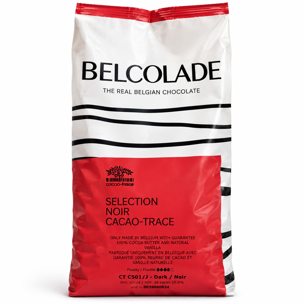 [bake03] Belcolade - Belgian Dark Chocolate - Noir Cacao - Trace - 2 x 5kg - Case