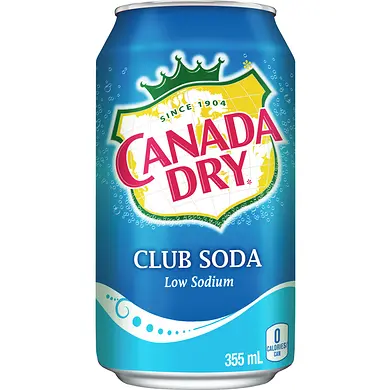 POPCS12 - Canada Dry Club Soda (12 x 355ml)