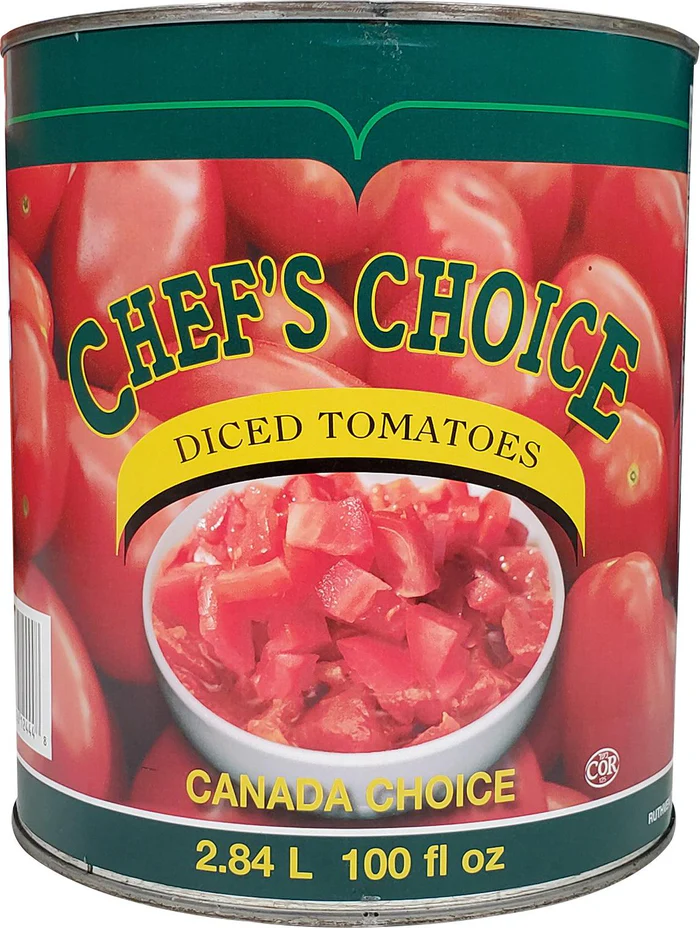 Chef's Choice Diced Tomatoes - 2.84L (6 x 2.84L)