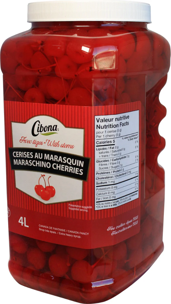Cibona Maraschino Cherries (1 x 4L)