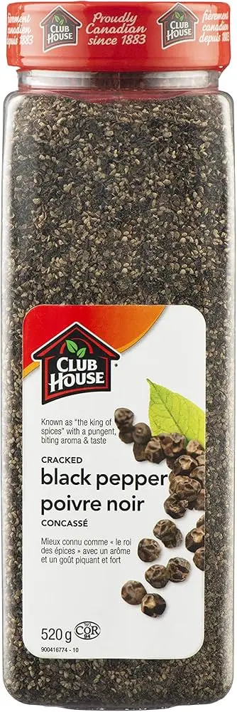 Club House Cracked Black Pepper (1 x 520g)