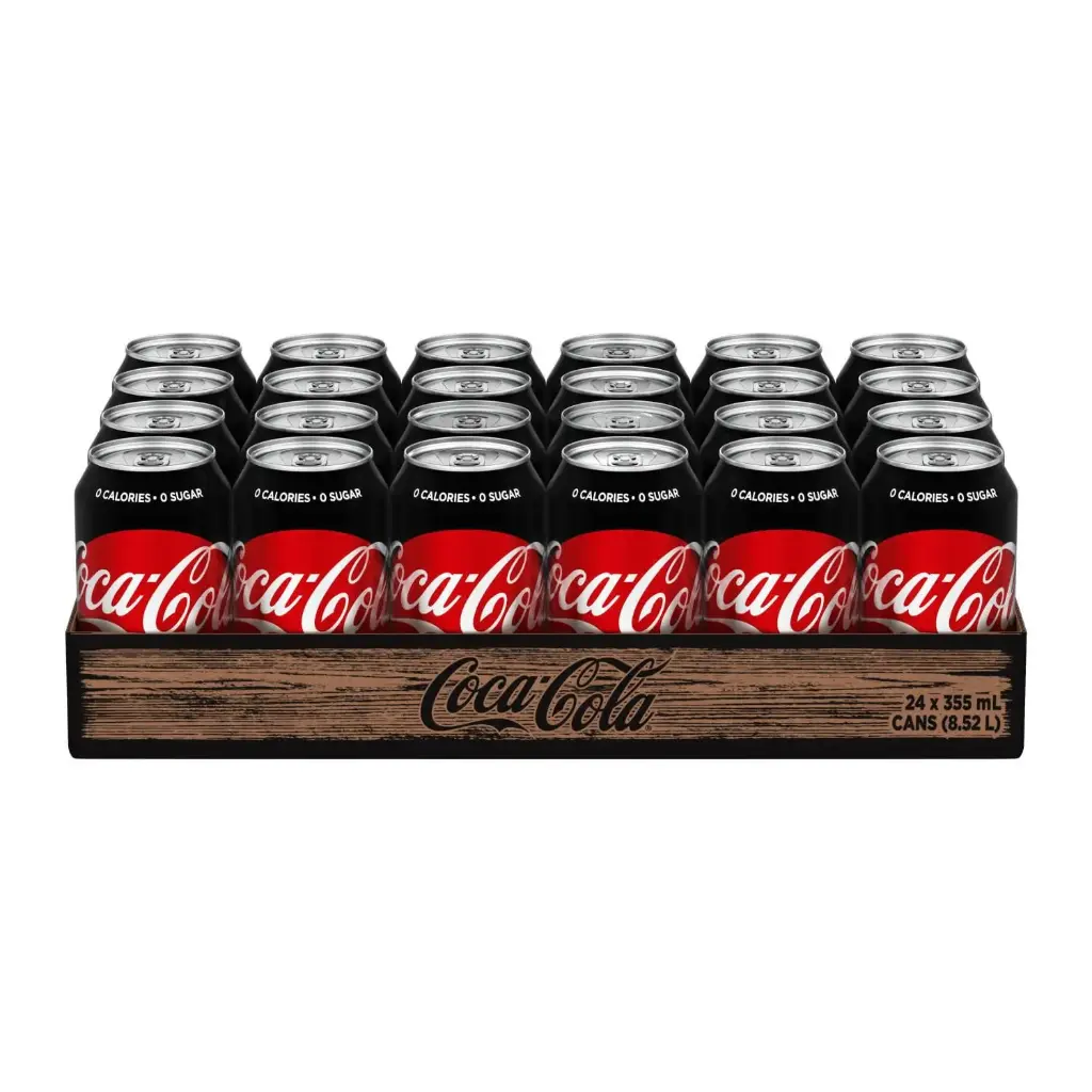 POPZERO - Coca Cola Zero Sugar (24 x 355ml)