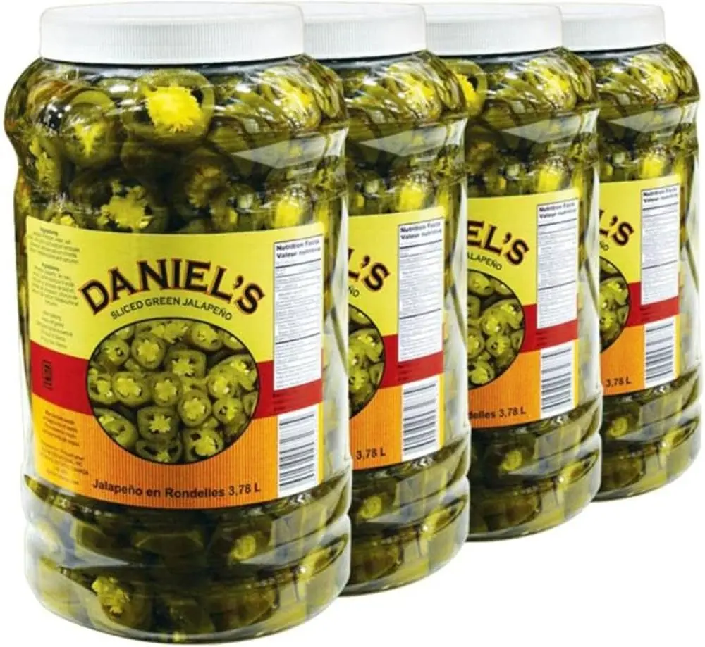 Daniel's Sliced Green Jalapeno - 3.78L (1 x 3.78L)