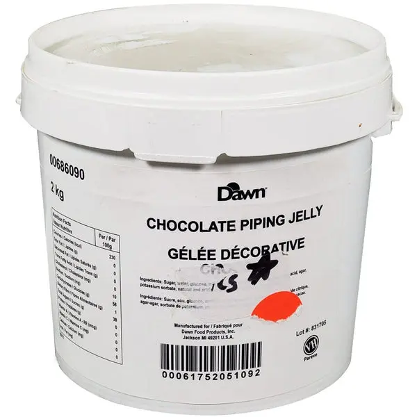 Dawn Piping Jelly - Chocolate (6 x 2kg)