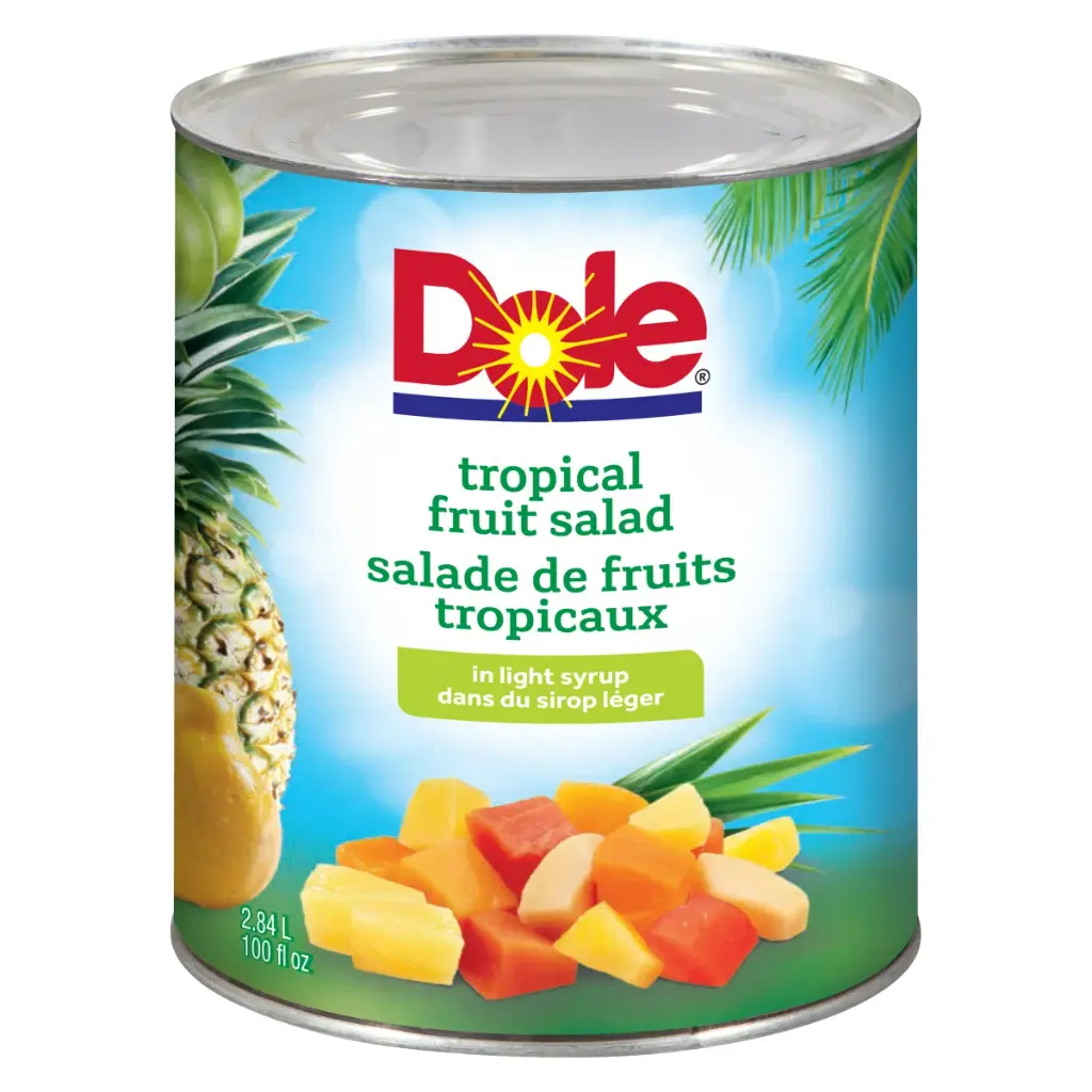 Dole Tropical Fruit Salad - Light Syrup - 1 x 2.84L- Each