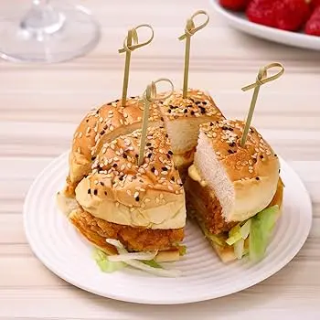 ECO Craze Burgur Bamboo Picks - 4.7'' (1 x 100pc)