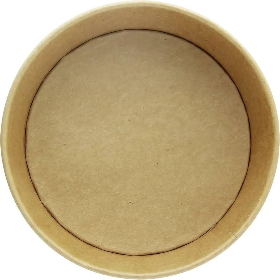 Eco Craze - 16oz Round Kraft Pre-Lined Paper Container (1 x 200pc)