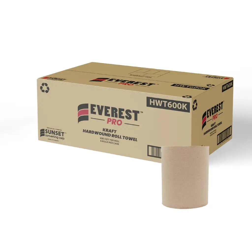 HWT600K - Everest Pro Kraft Hardwound Roll Towel (6 x 600')