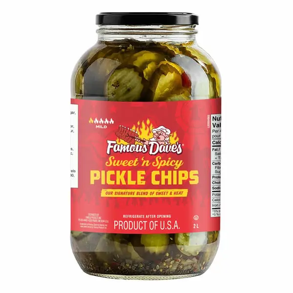 Famous Dave's Pickle Chips (1 x 2L)