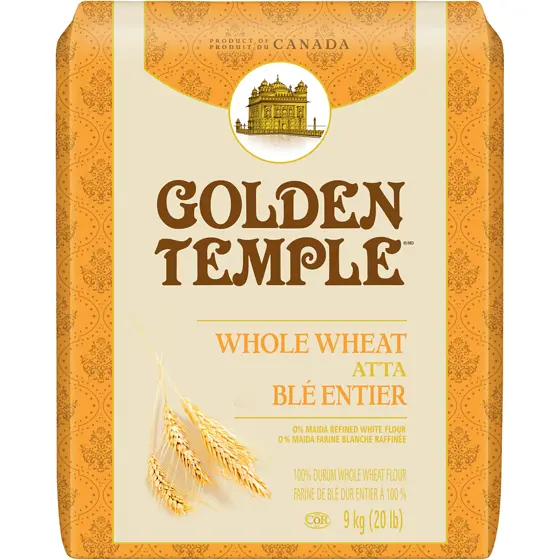 Golden Temple Whole Wheat Flour (1 x 9kg)