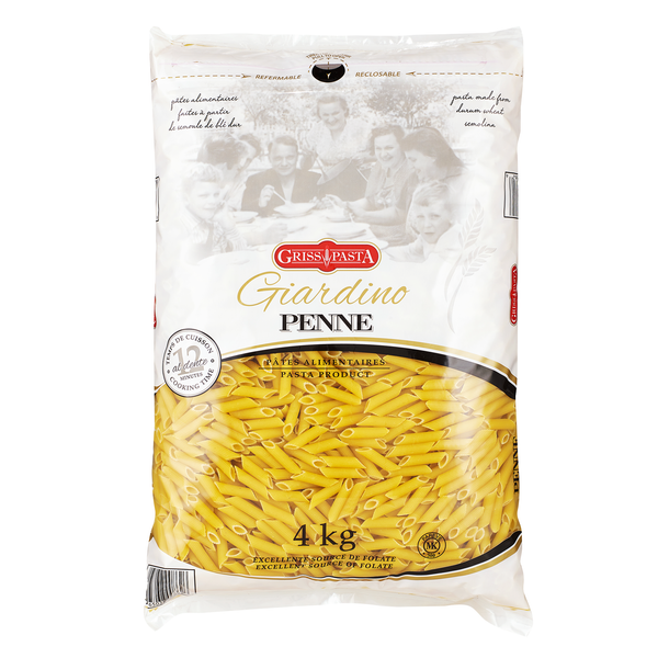 Griss Pasta Giardino Penne (3 x 4kg)