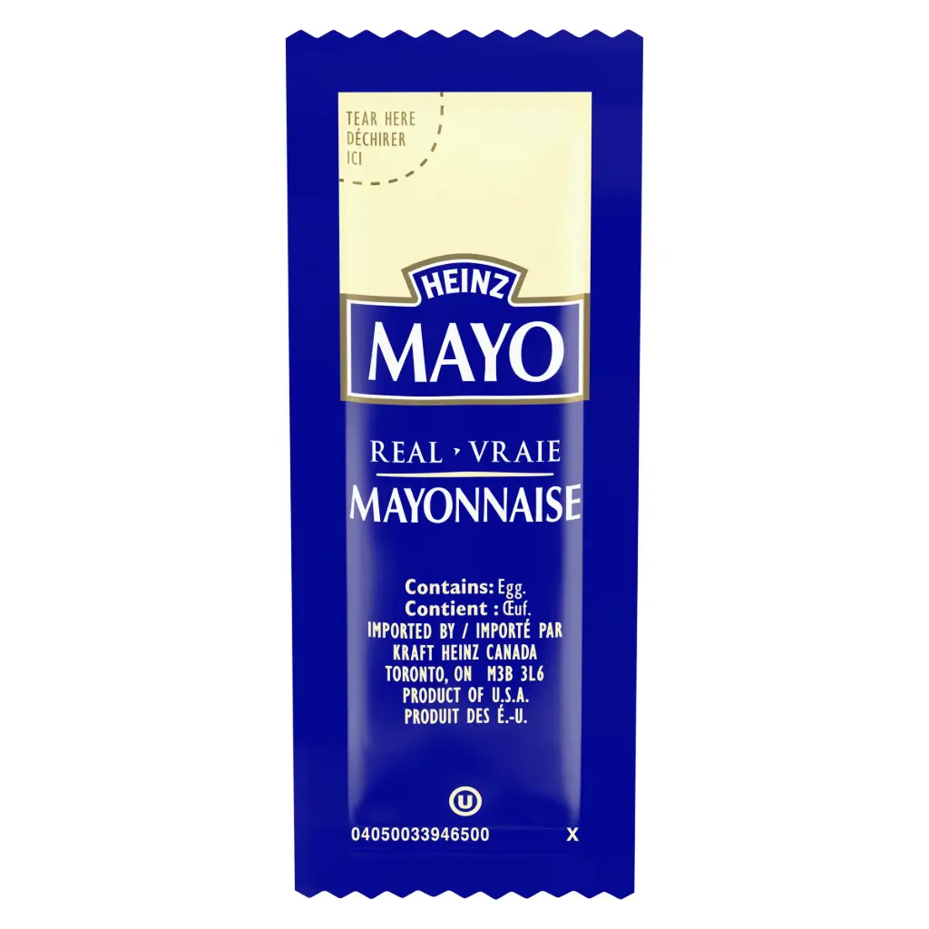 Heinz Mayonnaise Sachet (200 x 12.5ml)