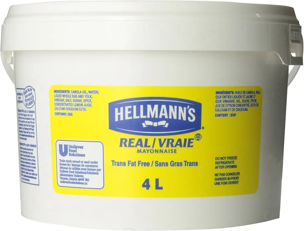 Hellman's Mayonnaise Bucket (1 x 4L)