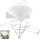 Hygear - 10" Filter Cone - For Deep Fryer Oil (1 x 50pc)