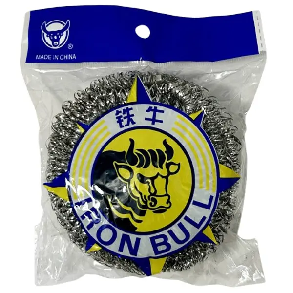 Iron Bull Stainless Steel Scrubber (1 x 12pc)