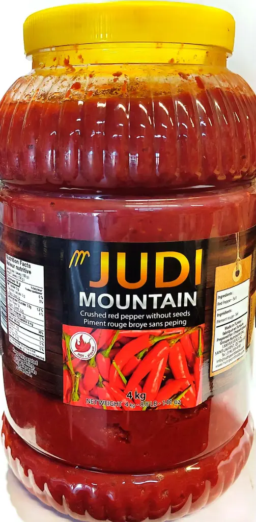 Judi Mountain - Crushed Pepper Without Seeds (1 x 4kg)