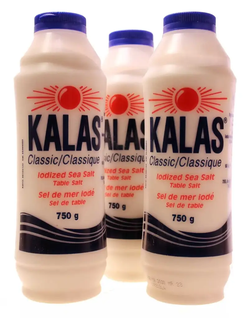 Kalas Classic Iodized Sea Salt (3 x 750g)