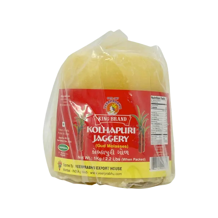 King Brand Kolhapuri Jaggery (1 x 5kg)