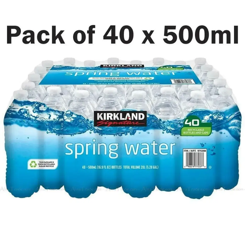 Kirkland Natural Spring Water (40 x 500ml)