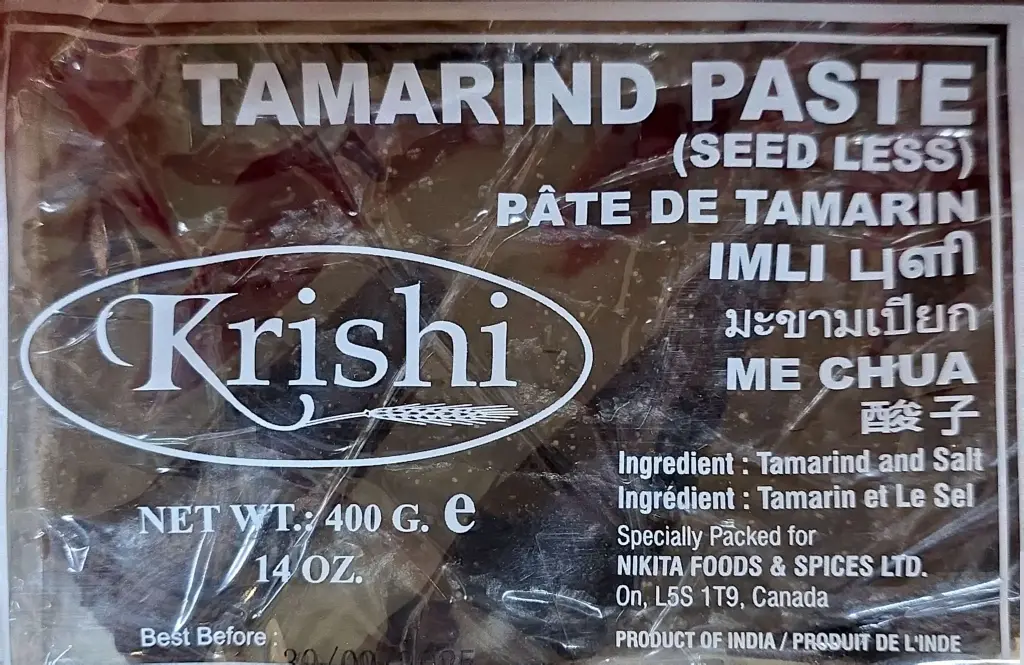 Krishi Seedless Tamarind Paste -1 x 400g- Each