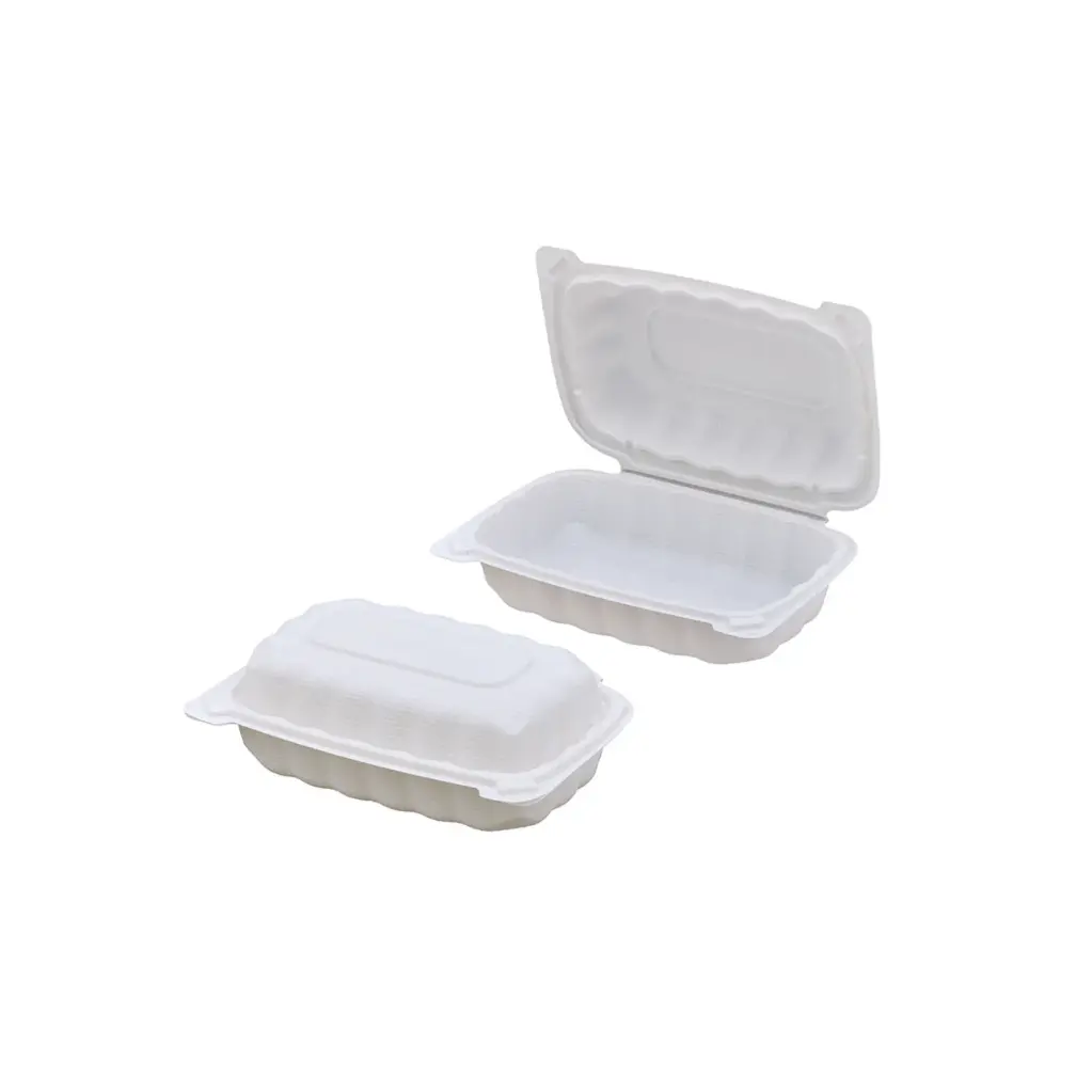 LR - EP-28 White Container with Lid - 9" x 6" x 2.5" (1 x 150pc)