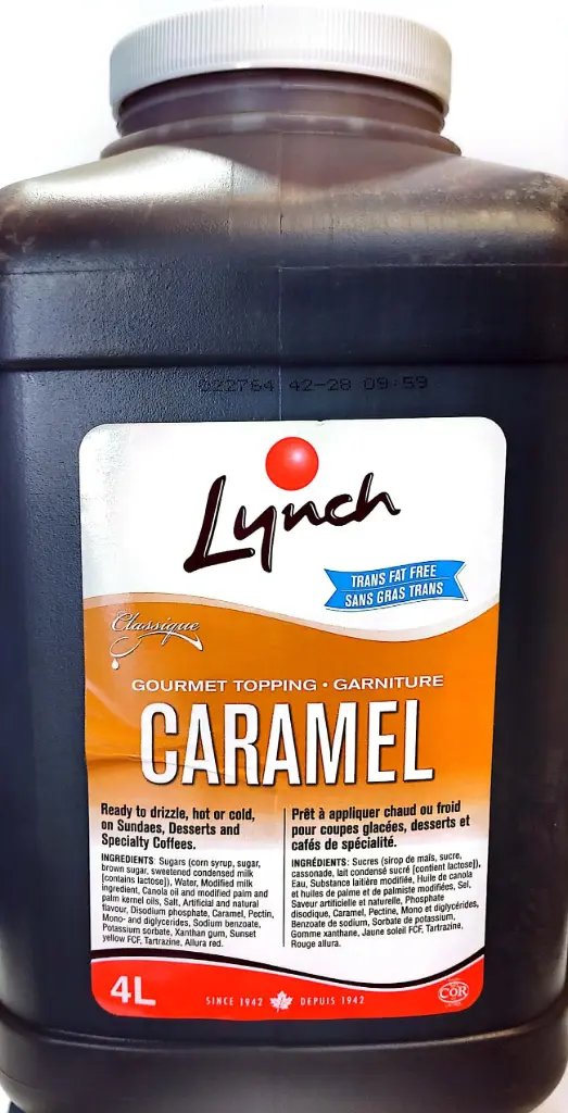 Lynch-  Caramel Gourmet Topping (1 x 4L)