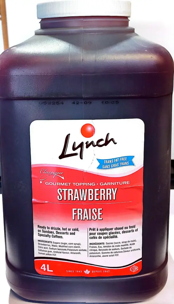 Lunch Strawberry Gourmet Topping (1 x 4L)