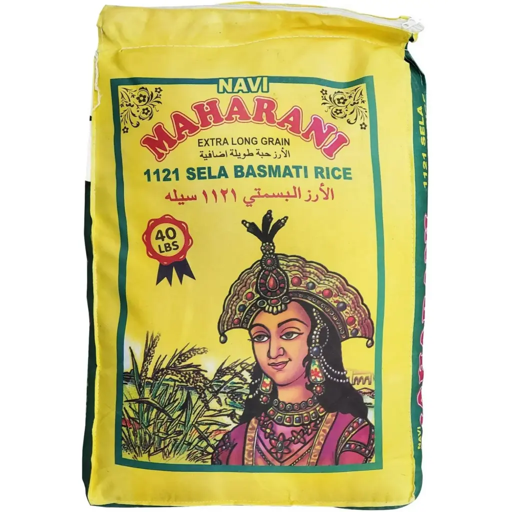 Maharani 1121 Sela Basmati Rice (1 x 40lbs)