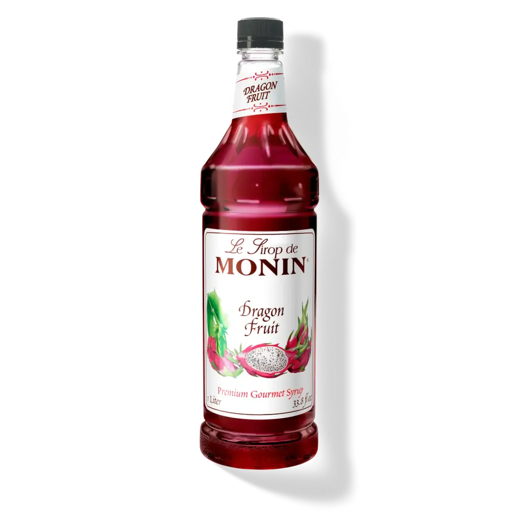 Monin Dragon Fruit Syrup - 4 x 1L