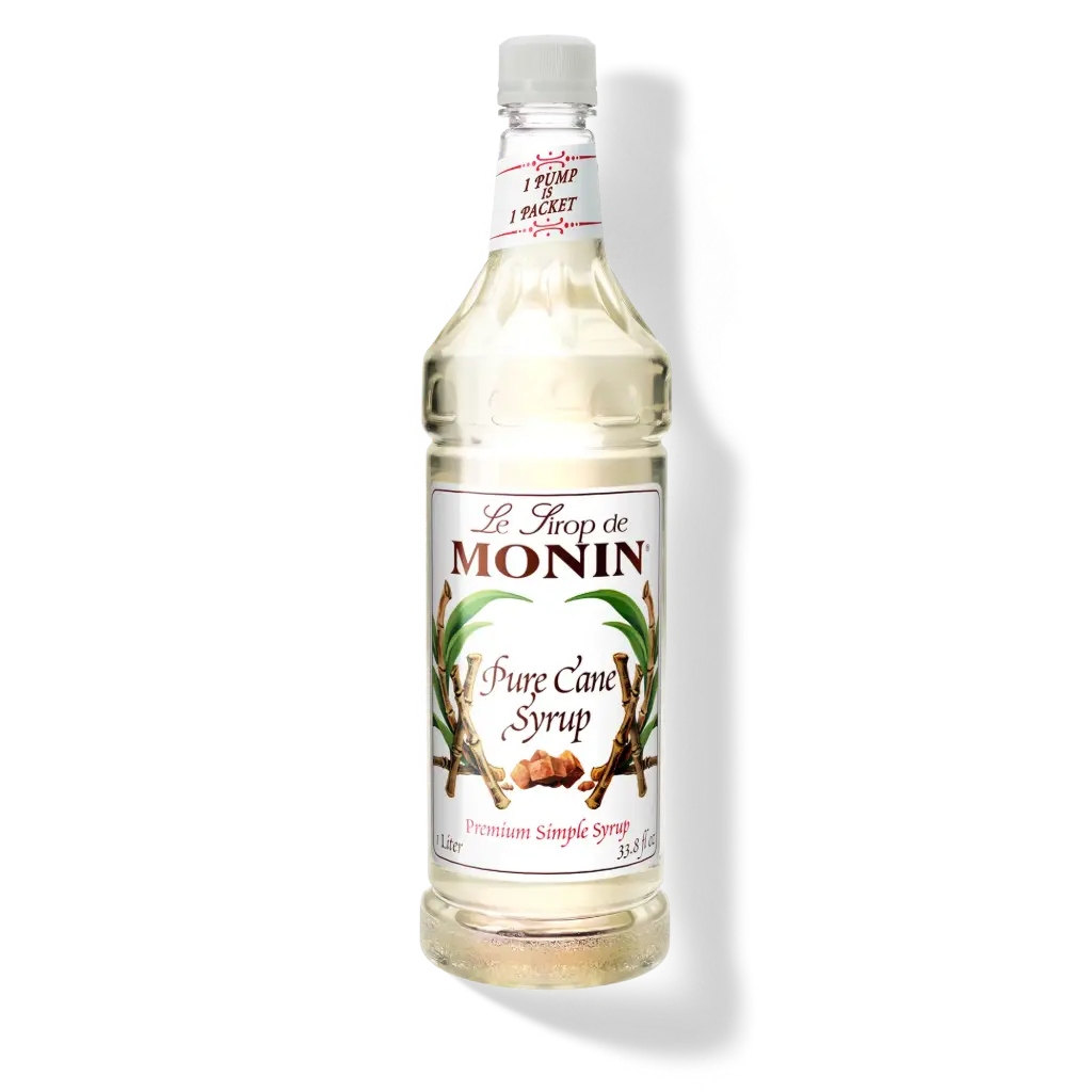 Monin Pure Cane Syrup - 1 x 1L
