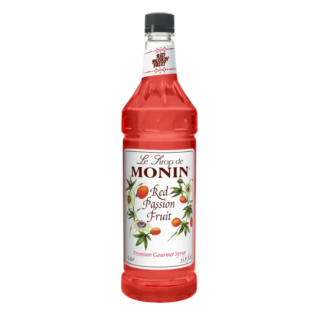 Monin Red Passion Fruit Syrup - 1 x 1L