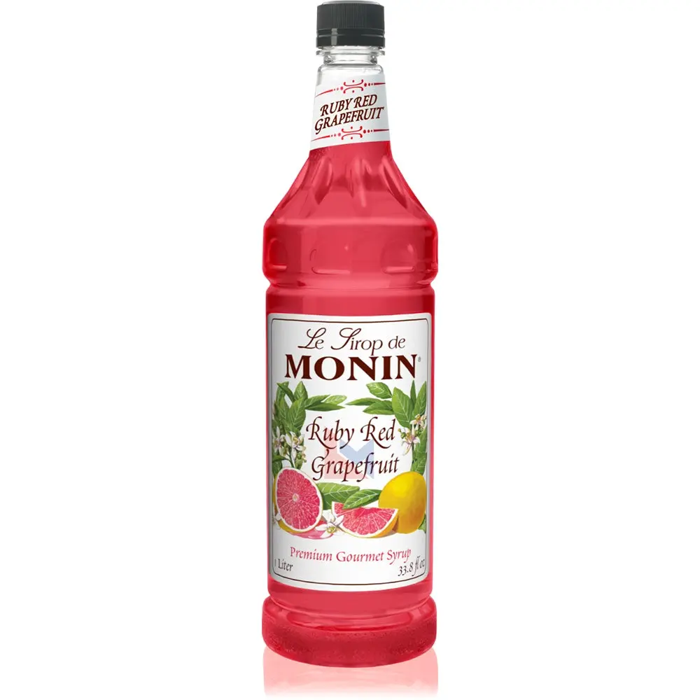 Monin Ruby Red Grapefruit Syrup - 1 x 1L