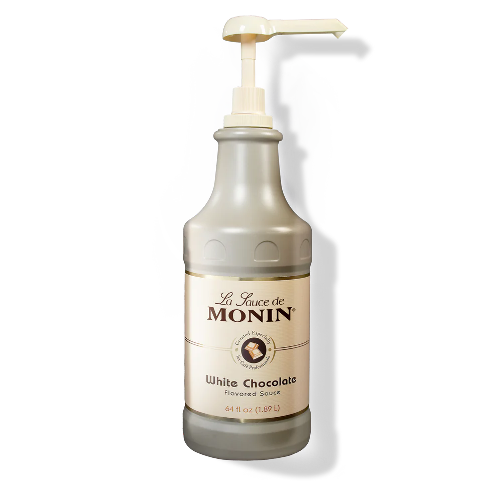 Monin - White Chocolate Sauce - 1.89L - Each