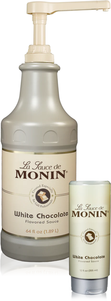 Monin White Chocolate Sauce (4 x 1.89L)